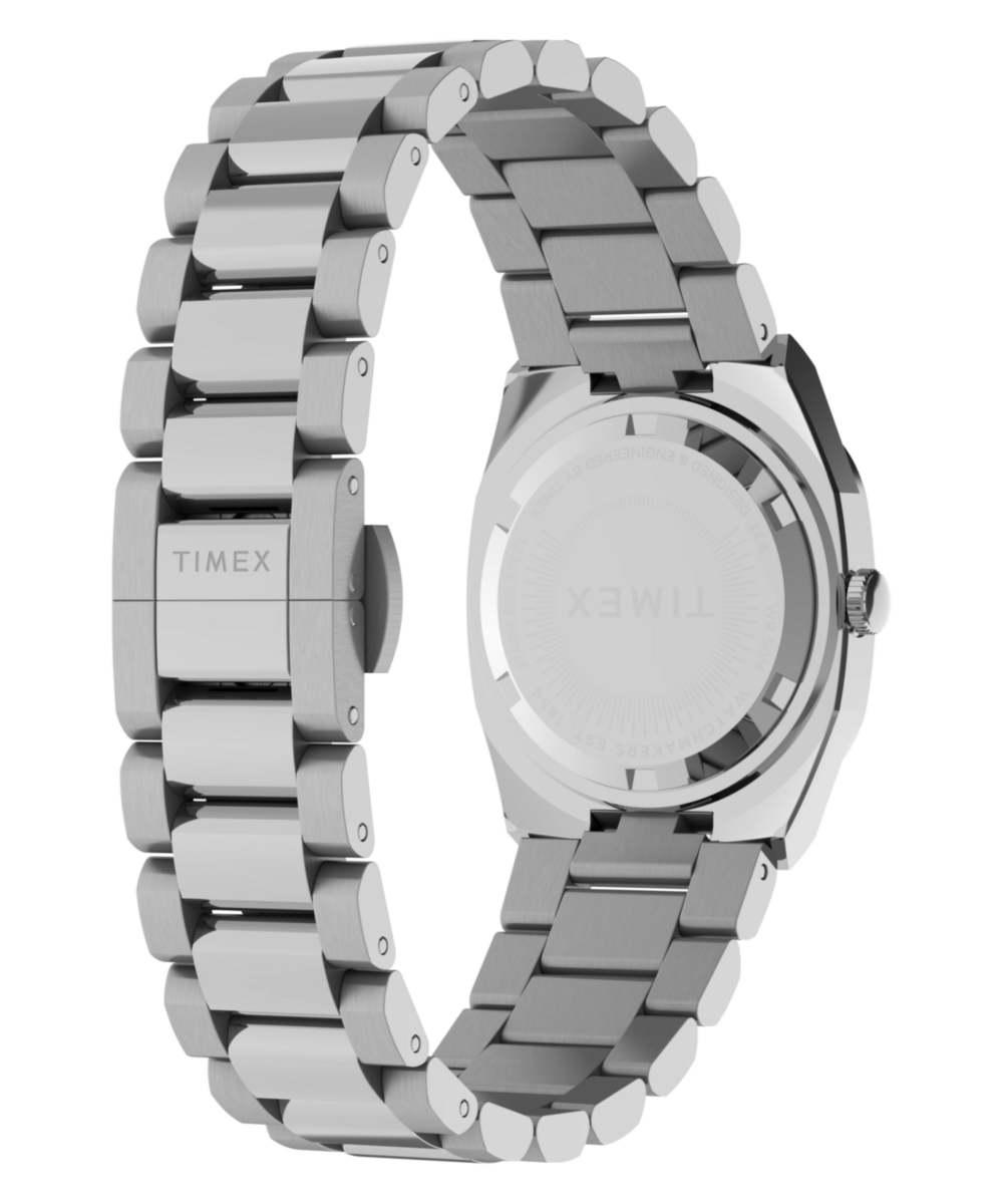 Timex® Quartz E Line 30mm Stainless Steel Bracelet Watch, photo 6