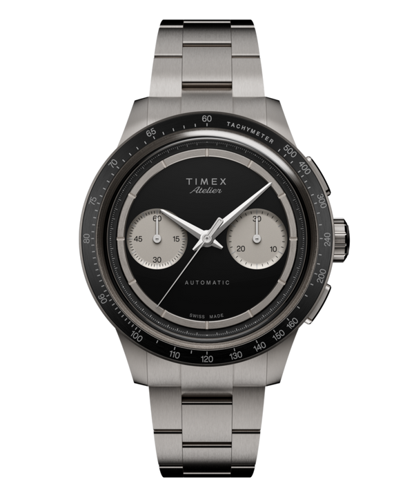 Timex Atelier Chronograph Automatic M1a Ti 42mm Swiss Made Titanium Bracelet