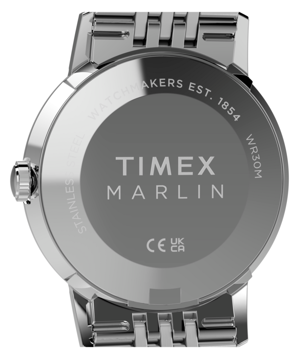 Marlin® Quartz 34mm Stainless Steel Bracelet Watch, photo 4