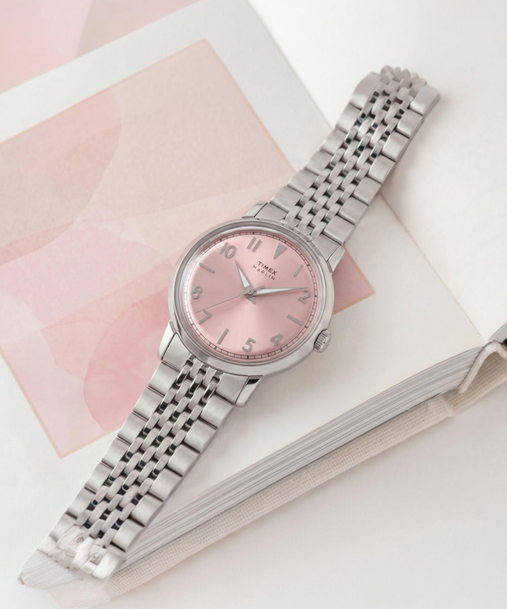 Marlin® Quartz 34mm Stainless Steel Bracelet Watch, photo 6