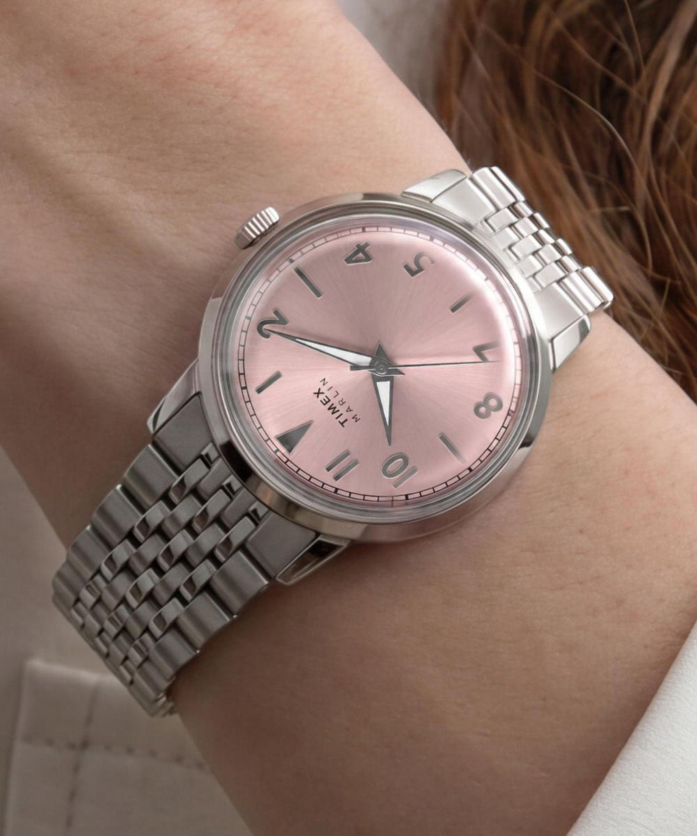 Marlin® Quartz 34mm Stainless Steel Bracelet Watch, photo 2