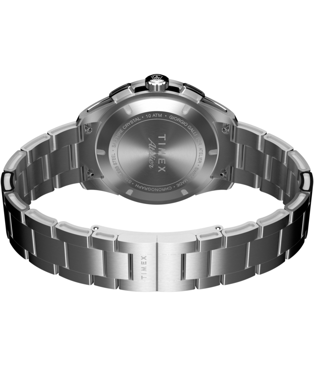 Timex Atelier Chronograph Quartz M1q 40mm Swiss Made Stainless Steel Bracelet, photo 4