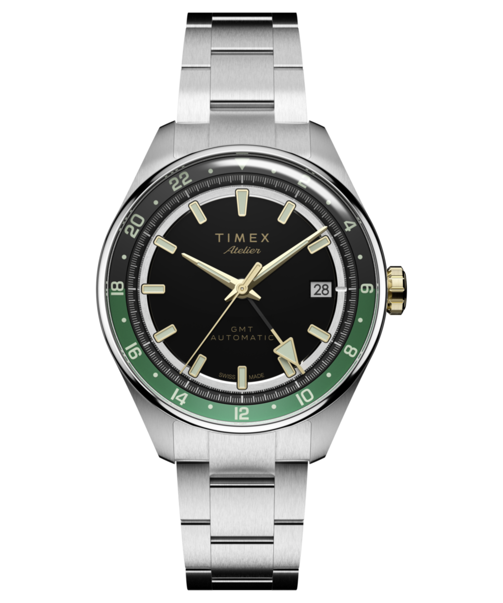 Timex Atelier GMT Première M1a 38mm Swiss Made Automatic Stainless Steel Bracelet