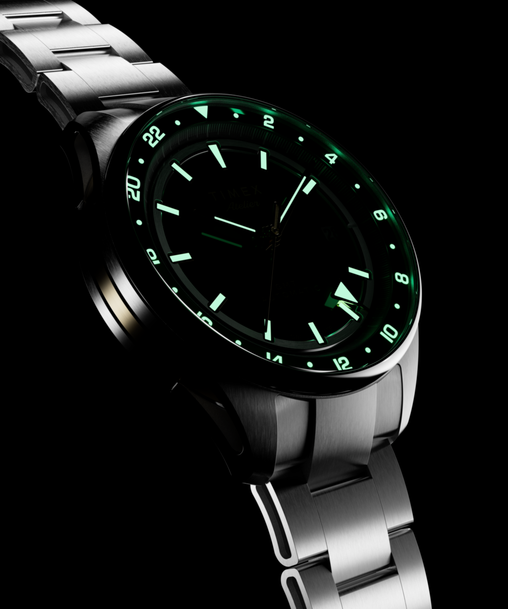 Timex Atelier GMT Première M1a 38mm Swiss Made Automatic Stainless Steel Bracelet, photo 5