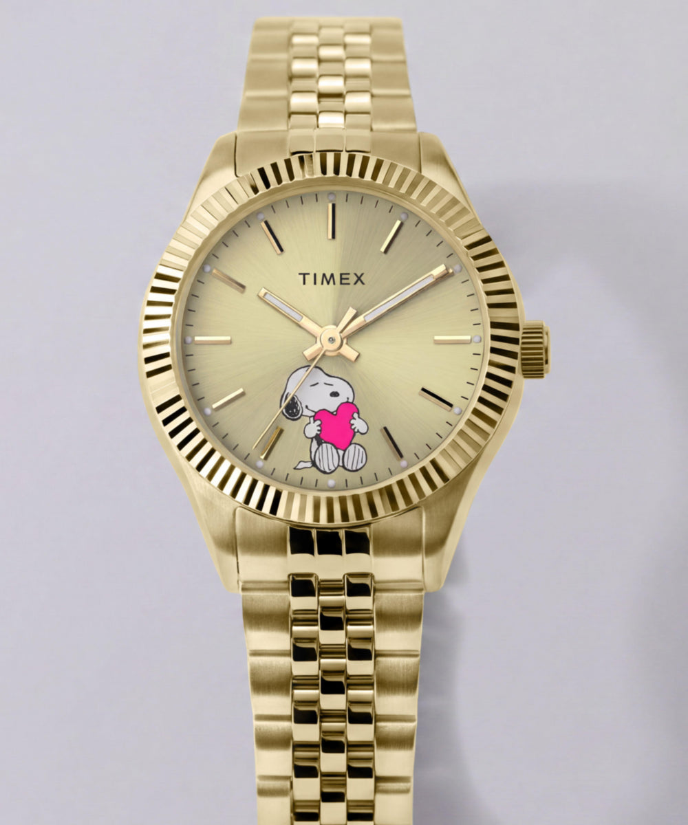 Peanuts x Timex Legacy Mini Heart Hug 25mm Stainless Steel Bracelet Watch, photo 7