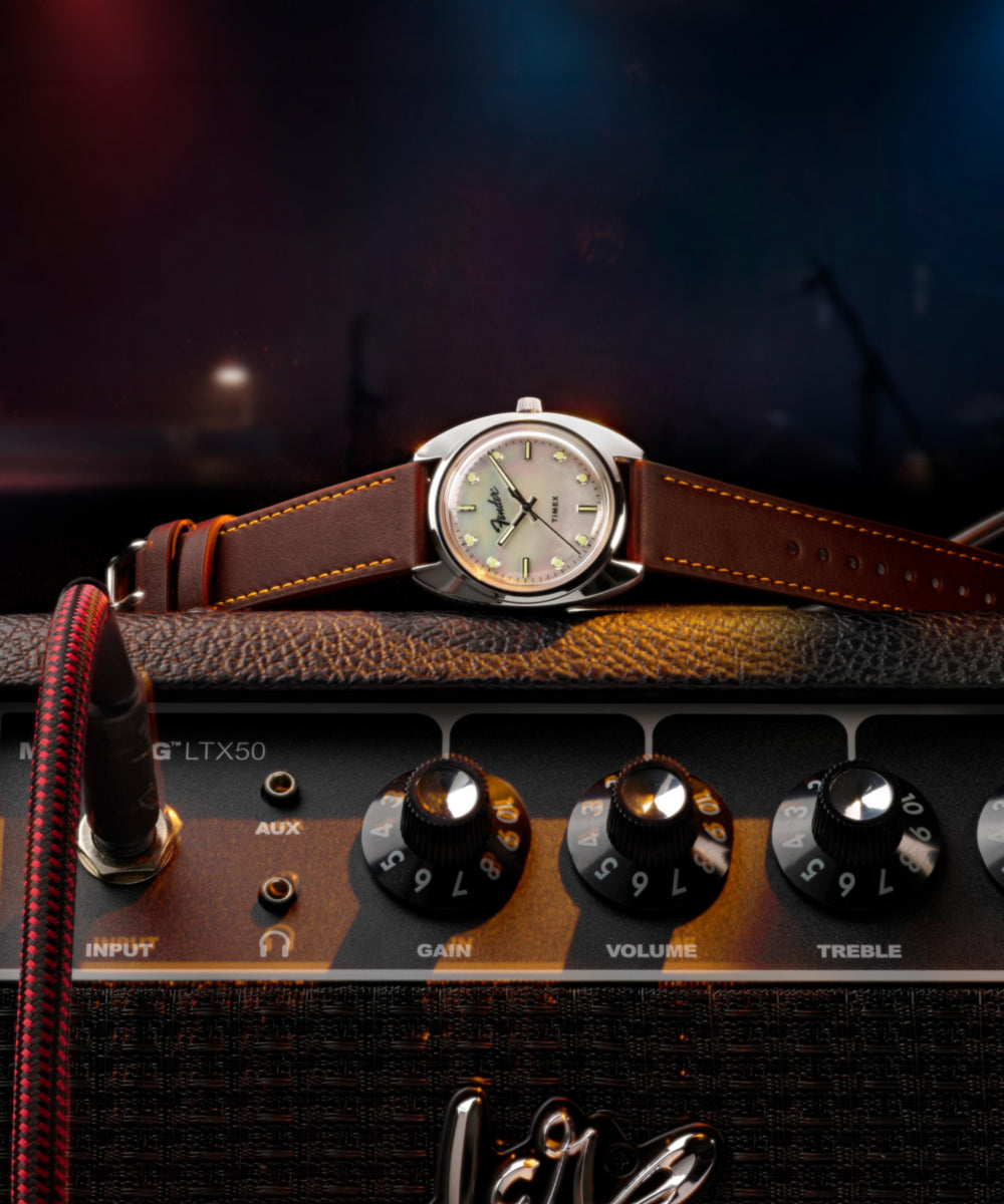 Fender x Timex 37mm Leather Strap Watch, photo 7