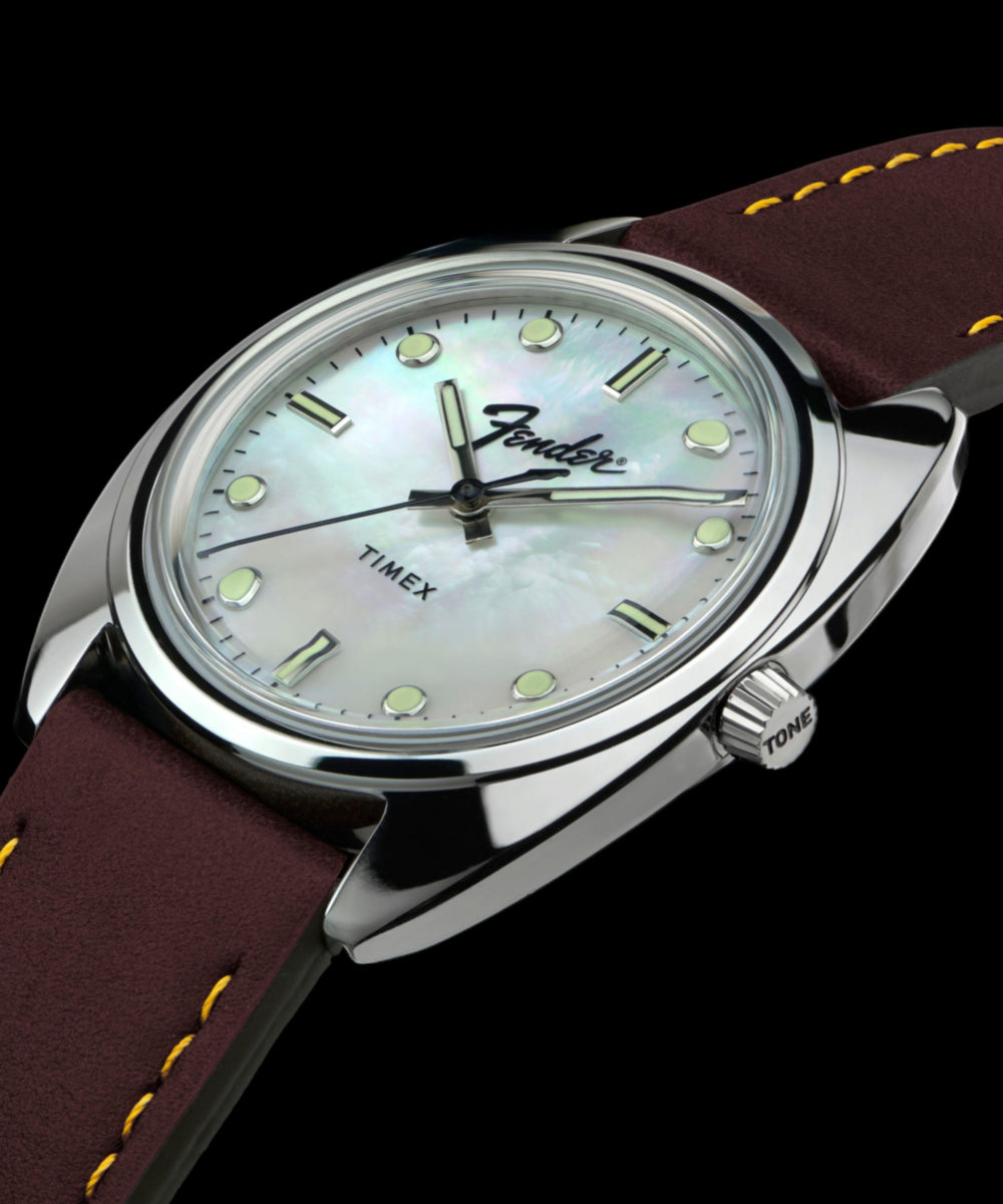 Fender x Timex 37mm Leather Strap Watch, photo 8