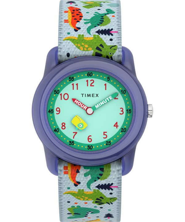 TIMEX TIME MACHINES® 29mm Dinosaur Elastic Fabric Kids Watch