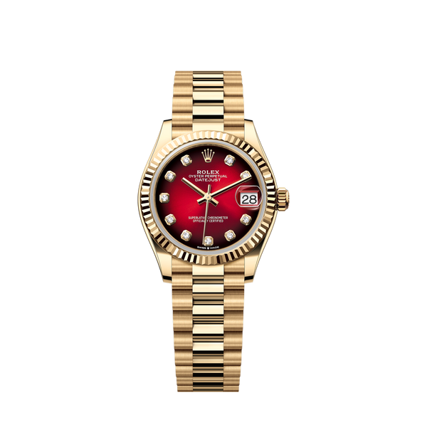 Unworn 2025, Datejust 31, 18k Yellow Gold, Diamonds
