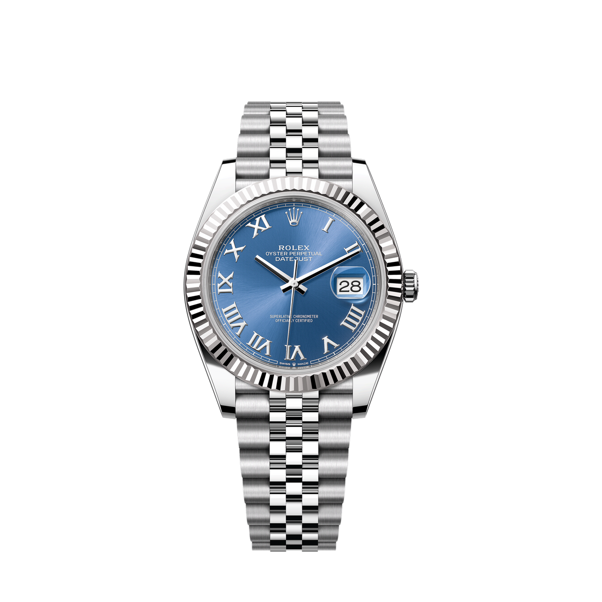Datejust 41, Stainless Steel and 18k White Gold, 41mm