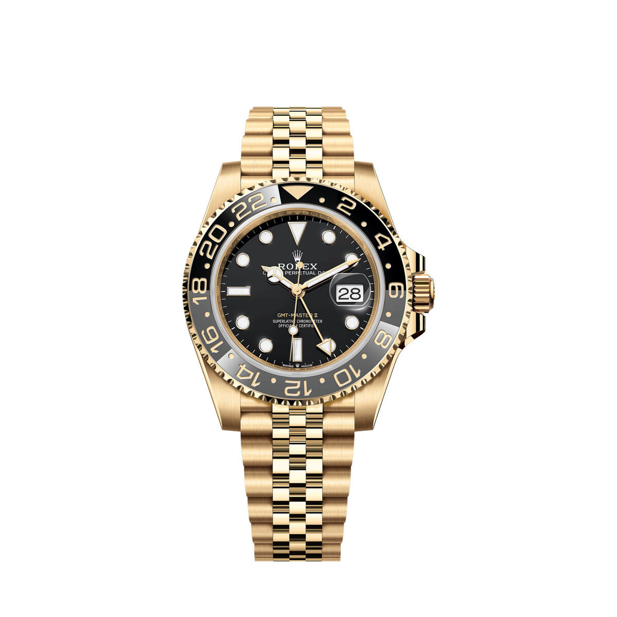 GMT-Master II, 40mm, 18k Yellow Gold