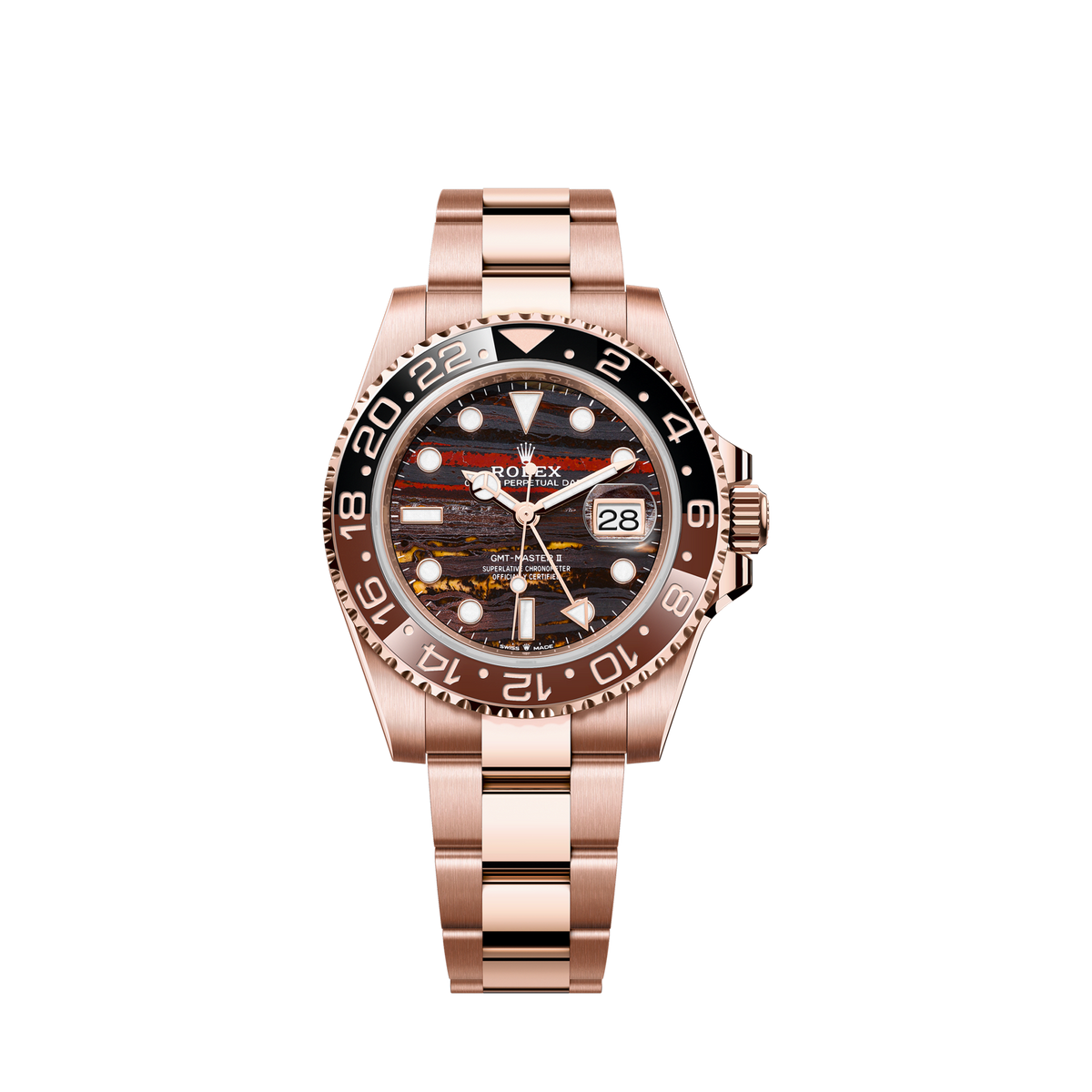 Unworn 2025, GMT-Master II, 18k Everose gold, 40mm