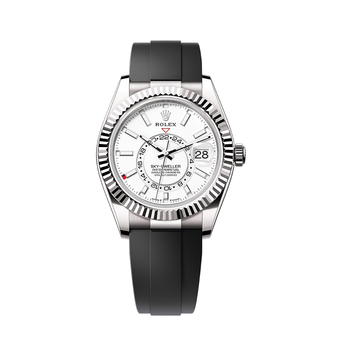 Sky-Dweller, 42mm, 18k White Gold