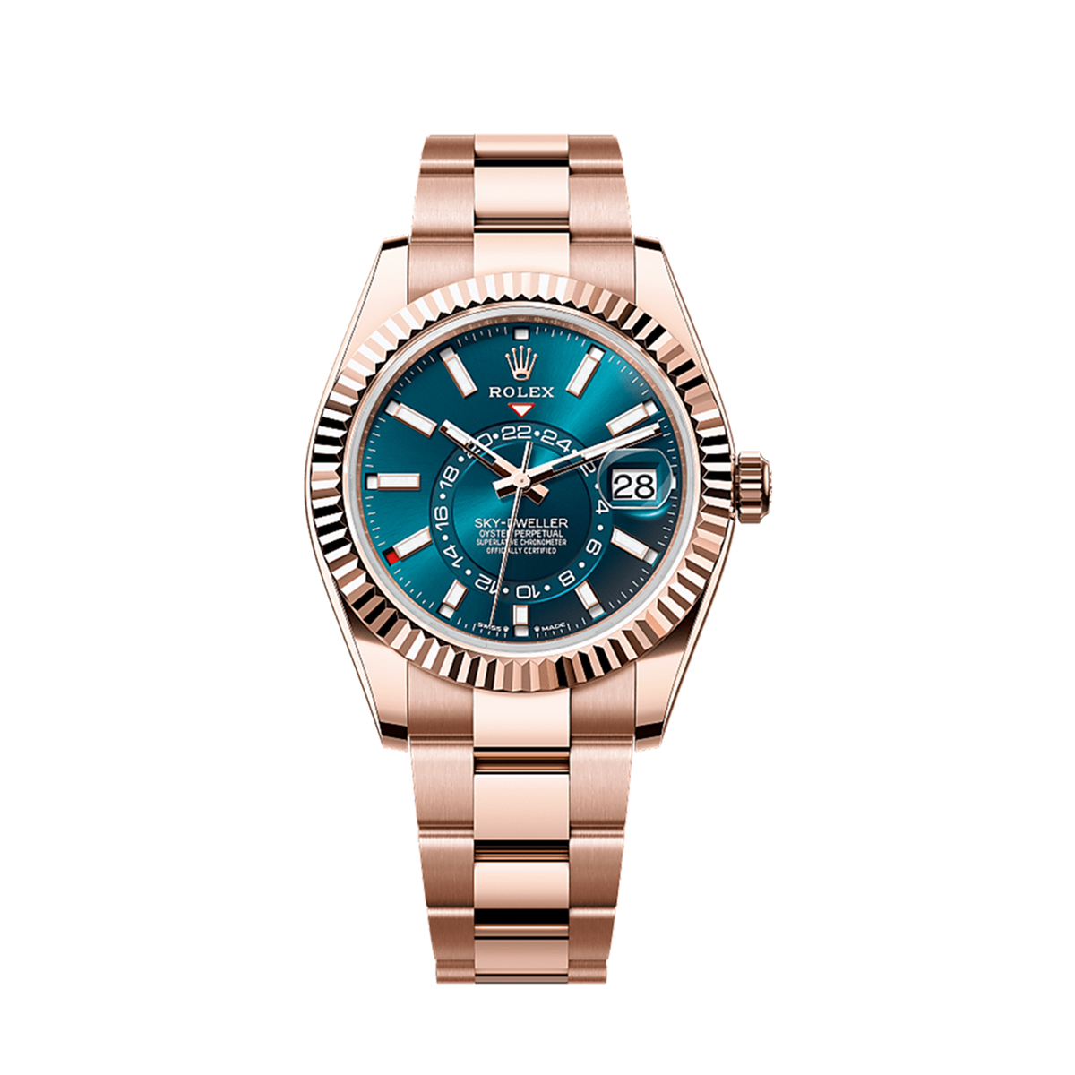 Sky-Dweller, 42mm, 18k Everose Gold