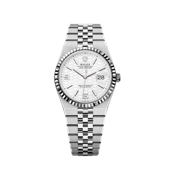 Land-Dweller 36mm Oystersteel & White Gold
