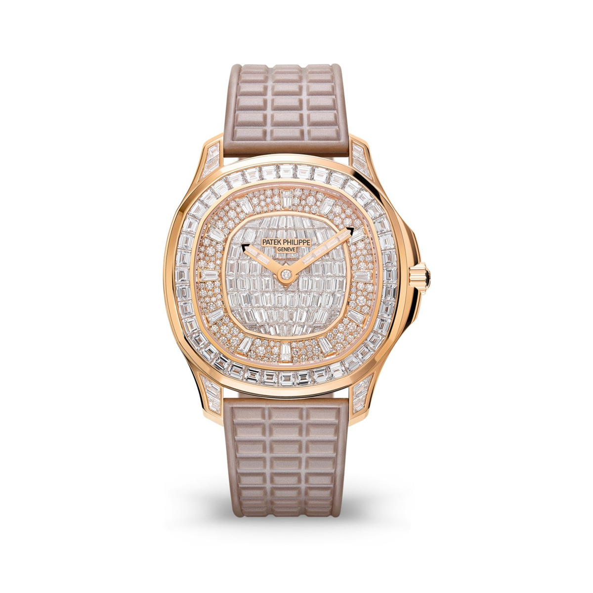 Aquanaut Luce Haute Joaillerie, 18k Rose Gold with 313 diamonds ~7,9ct, 38,8mm