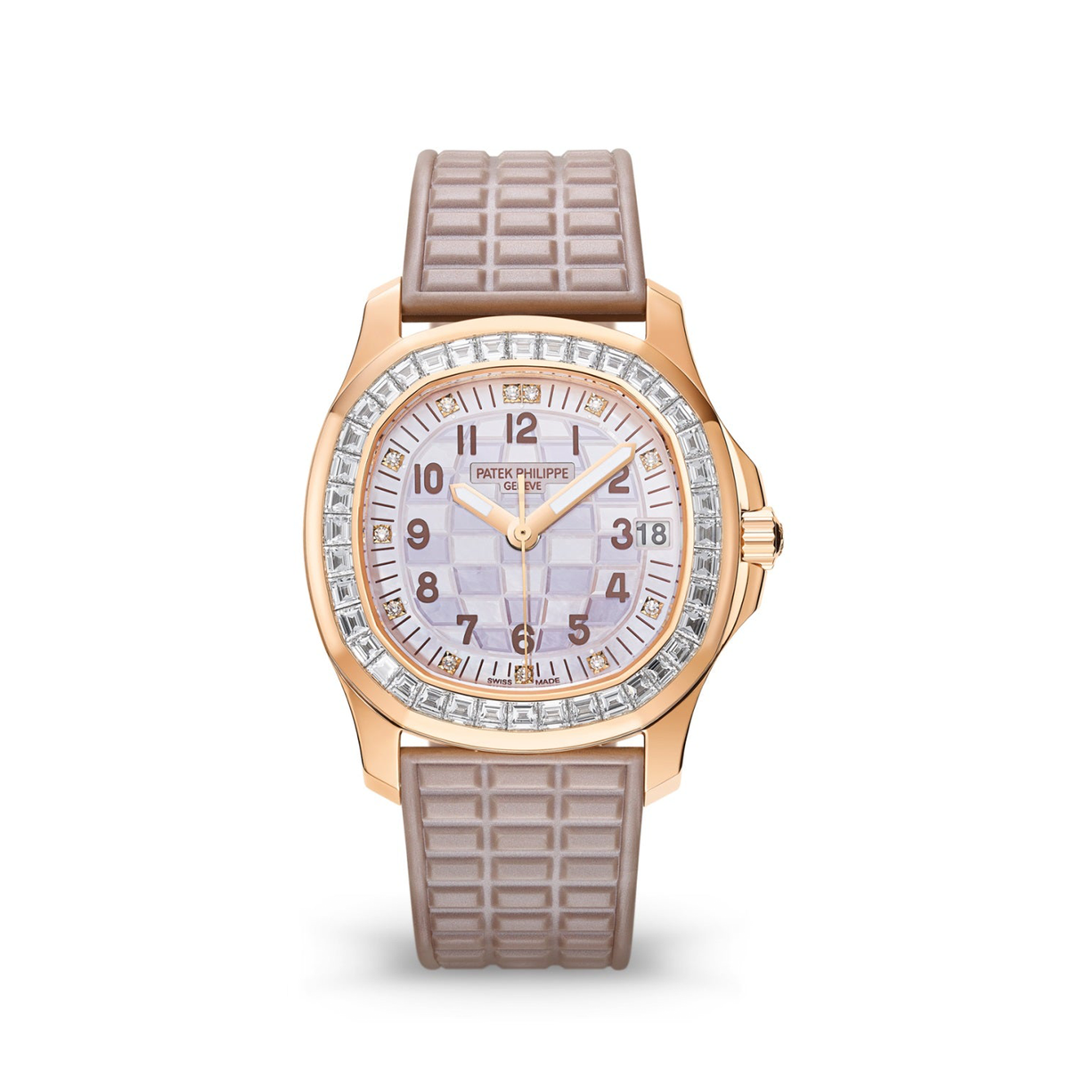 Aquanaut Luce Haute Joaillerie, 18k Rose Gold, 35,6mm