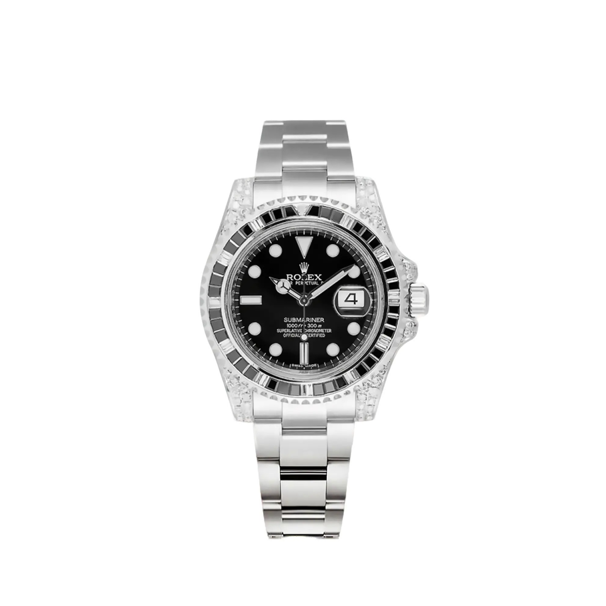 Submariner Date Silver Black Diamond, 40mm