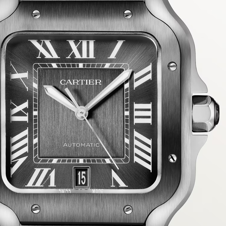 Unworn Santos, Stainless Steel, 39.8mm, photo 2