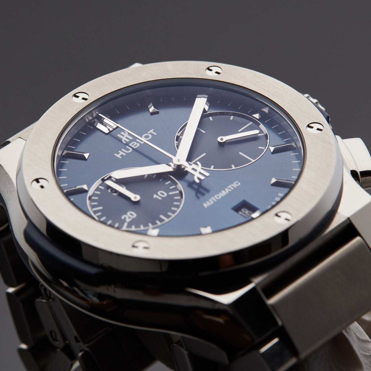 Classic Fusion Blue Chronograph Titanium Bracelet 45mm, photo 3