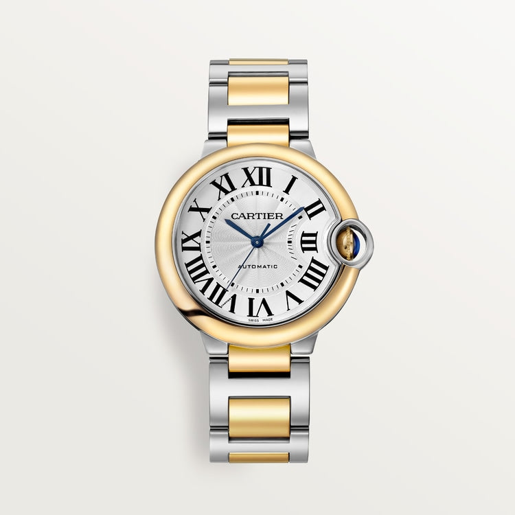 Unworn Ballon Bleu, Stainless Steel and 18k Yellow Gold, 36mm, Ladies