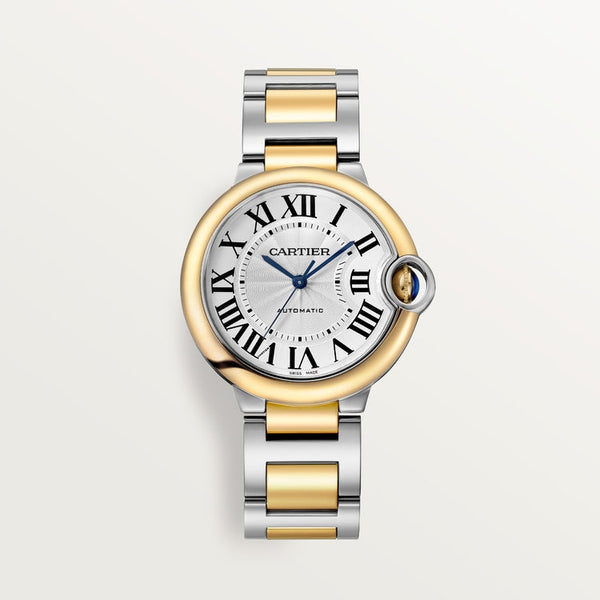 Unworn Ballon Bleu, Stainless Steel and 18k Yellow Gold, 36mm, Ladies