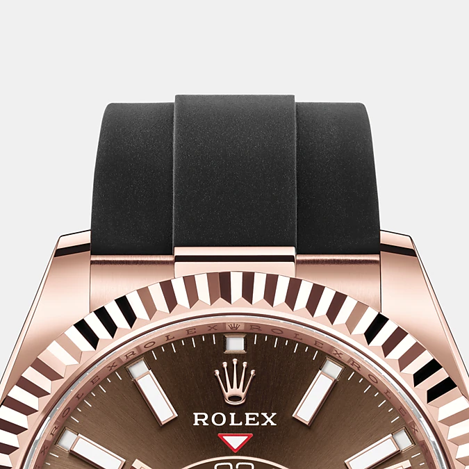 Sky-Dweller 42mm, 18k Everose Gold, Oysterflex, photo 6