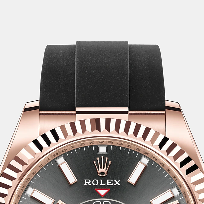Sky-Dweller 42mm, 18k Everose Gold, Oysterflex, photo 6