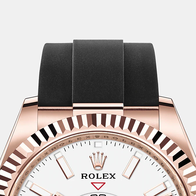 Sky-Dweller 42mm, 18k Everose Gold, Oysterflex, photo 6
