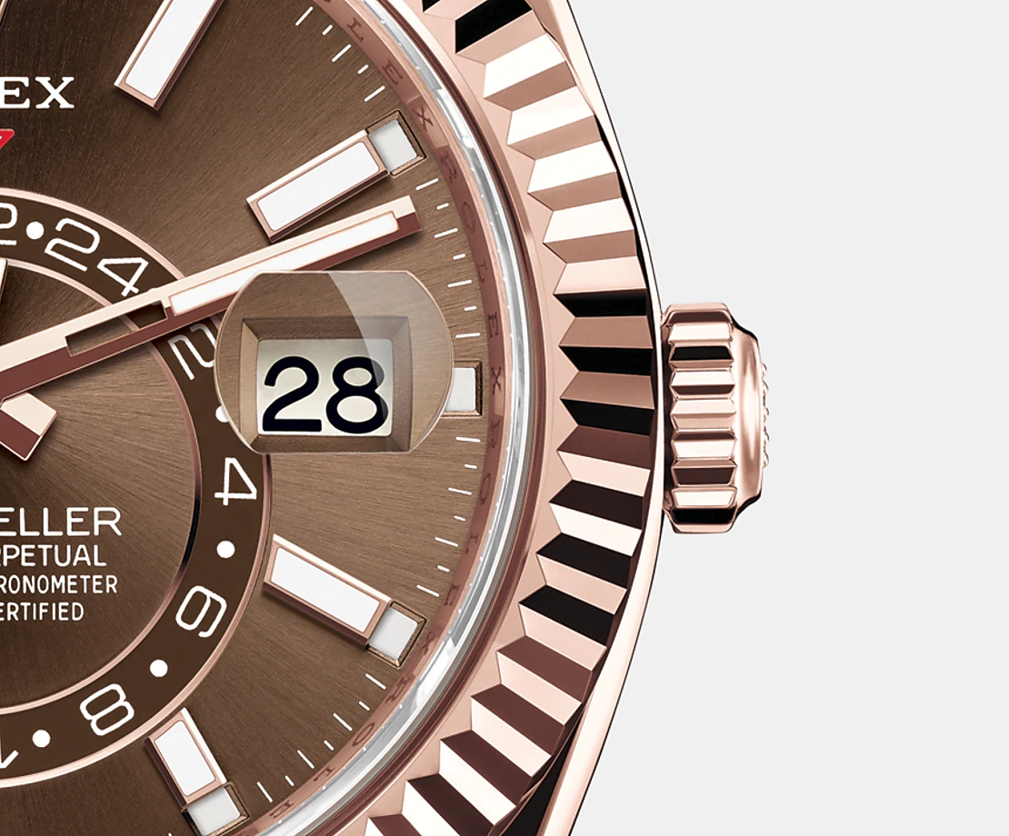 Sky-Dweller 42mm, 18k Everose Gold, Oysterflex, photo 4