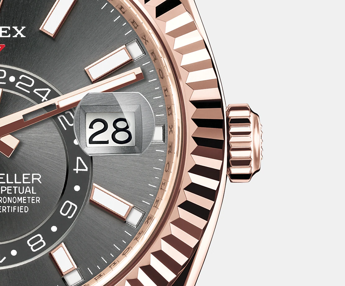 Sky-Dweller 42mm, 18k Everose Gold, Oysterflex, photo 4