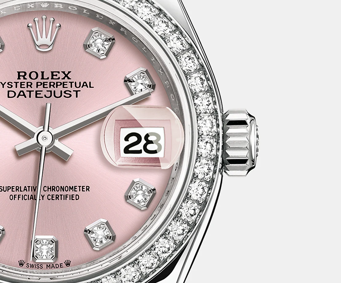 Lady-Datejust 28, Oystersteel and 18k White Gold, photo 4