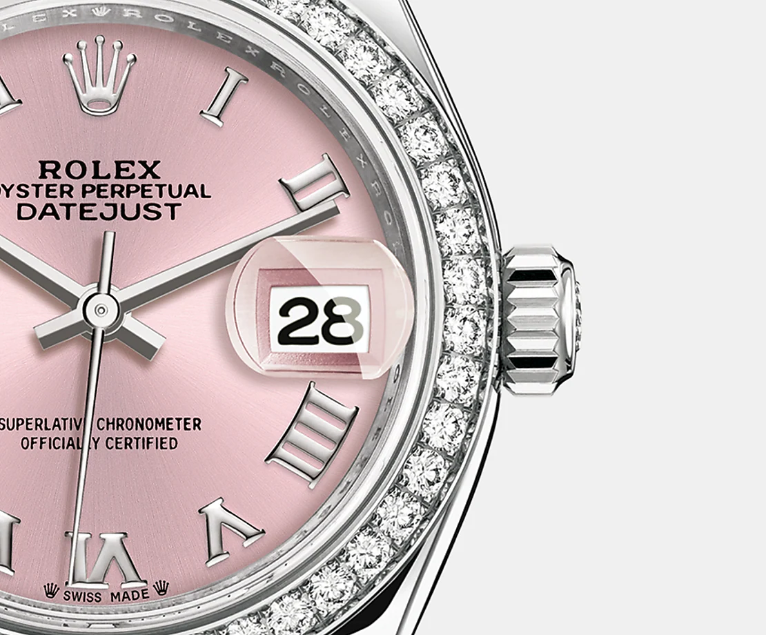 Lady-Datejust 28, Oystersteel and 18k White Gold, photo 4