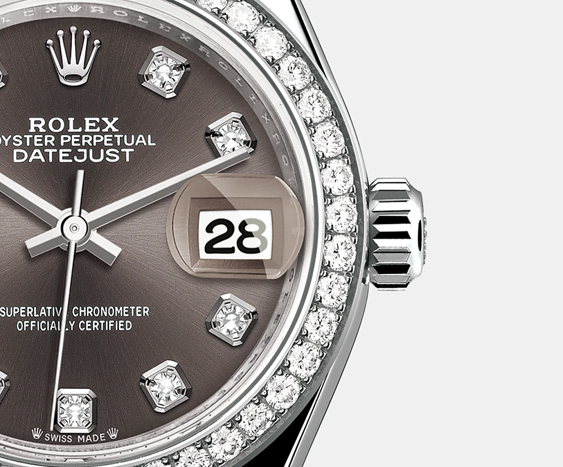 Lady-Datejust 28mm, 18k White Gold, photo 4