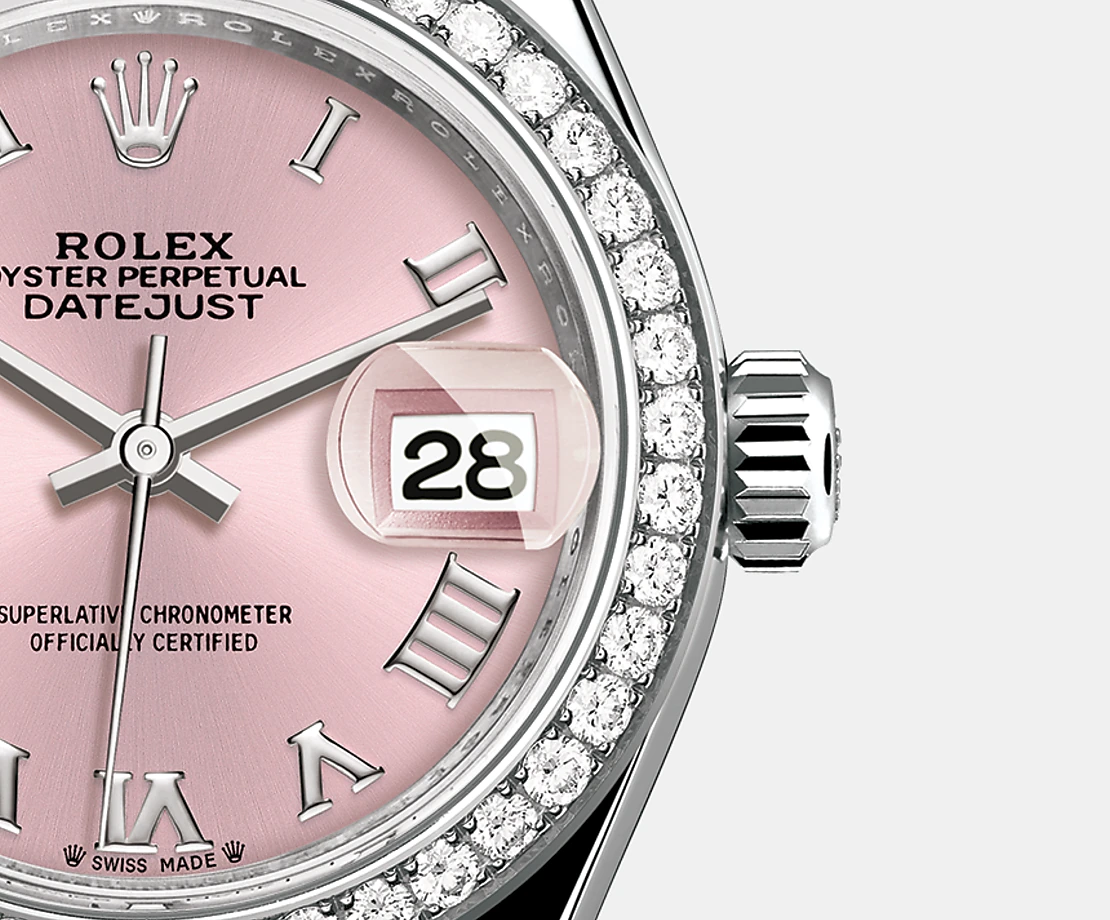 Lady-Datejust 28mm, 18k White Gold, photo 4