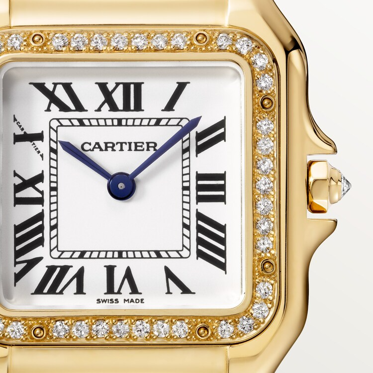 Unworn Panthère Medium, 18k Yellow Gold, Diamonds, 27mm x 36mm, photo 2