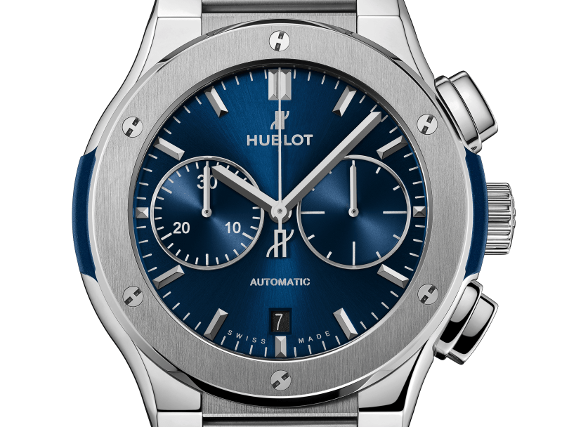 Classic Fusion Blue Chronograph Titanium Bracelet 45mm, photo 2
