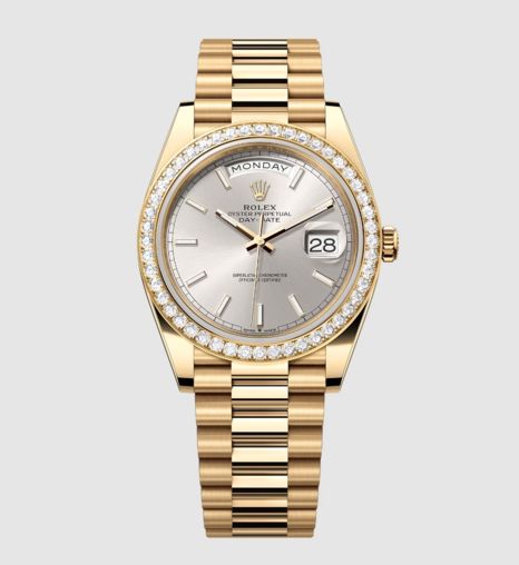 Day-Date 40, 18k Yellow Gold with Diamond-set, 40mm, photo 3