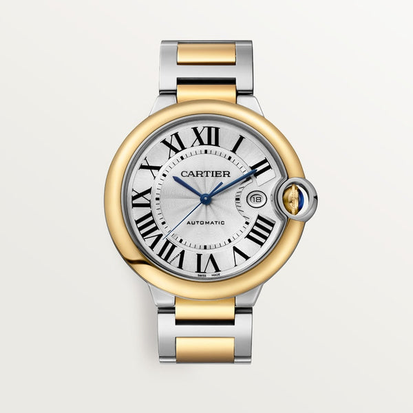 Unworn Ballon Bleu, Stainless Steel and 18k Yellow Gold, 42mm