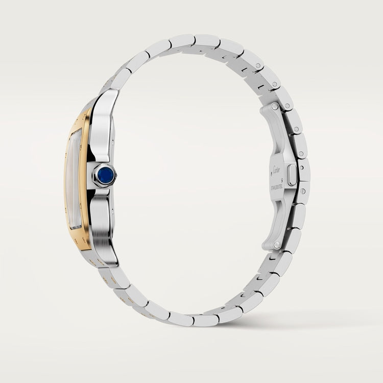 Unworn Santos, Stainless Steel and 18k Yellow Gold, 39.8mm, photo 4