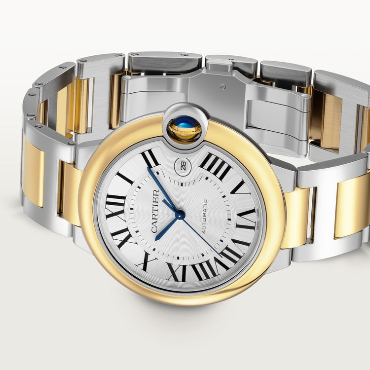 Unworn Ballon Bleu, Stainless Steel and 18k Yellow Gold, 42mm, photo 3