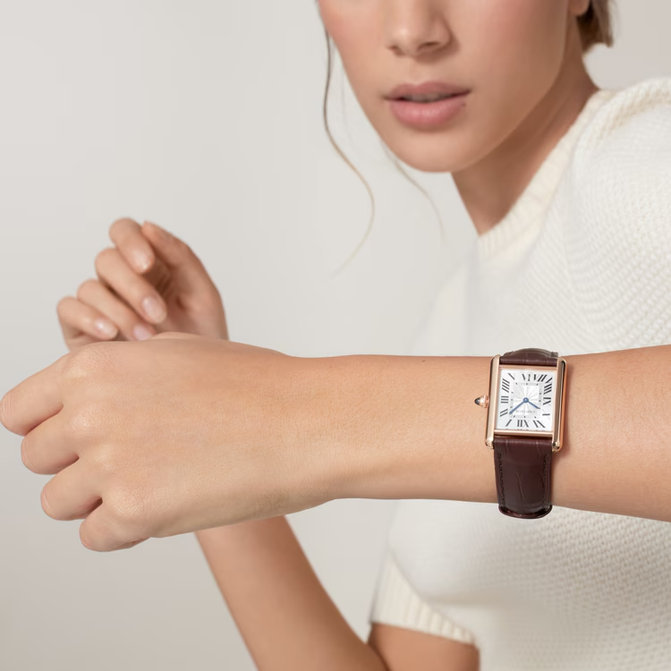 Unworn, Tank Louis, 18k Rose Gold, 33.7mm x 25.5mm, photo 10