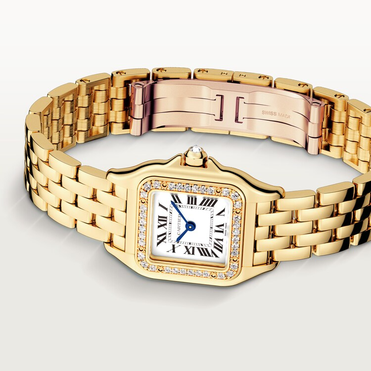 Unworn Panthère Small, 18k Yellow Gold, Diamonds, 22mm x 30mm, photo 5