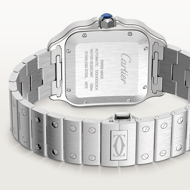 Unworn Santos, Stainless Steel, 39.8mm, photo 5