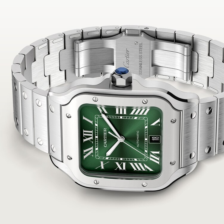 Unworn Santos, Stainless Steel, 39.8mm, photo 4