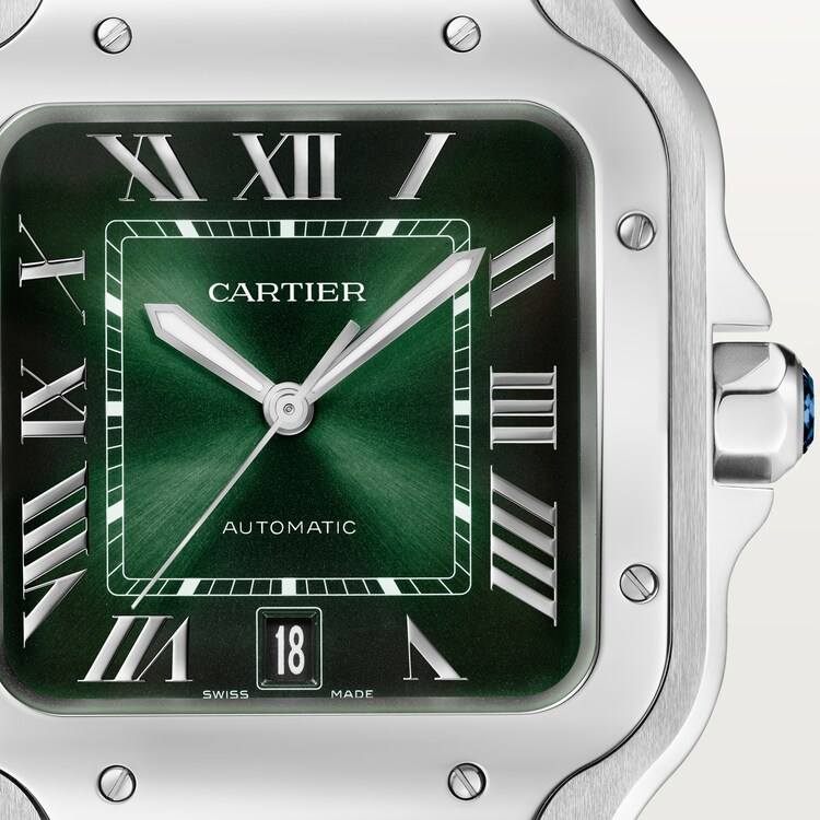 Unworn Santos, Stainless Steel, 39.8mm, photo 2