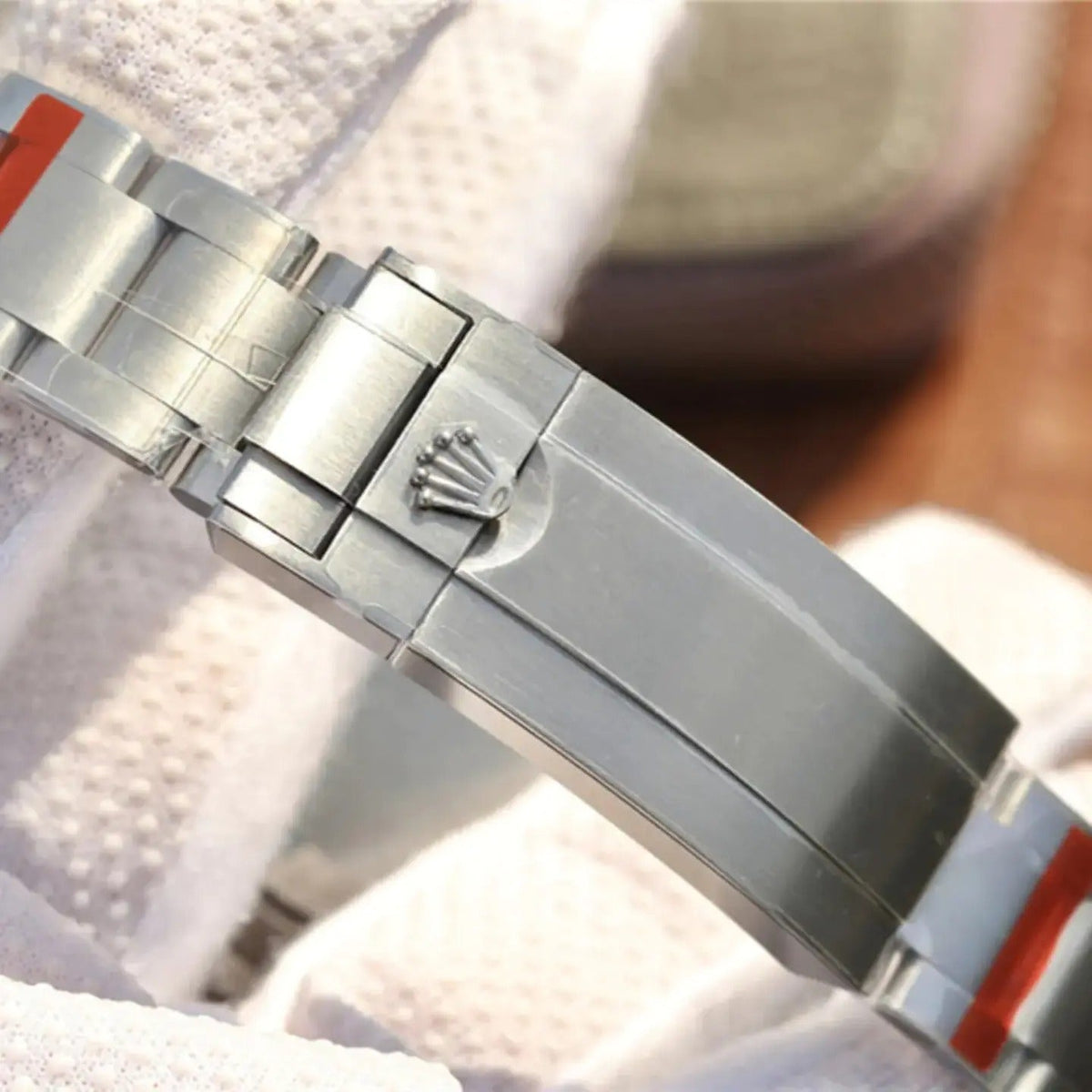 Submariner Silver Blue/Red Diamond, 40mm, photo 7
