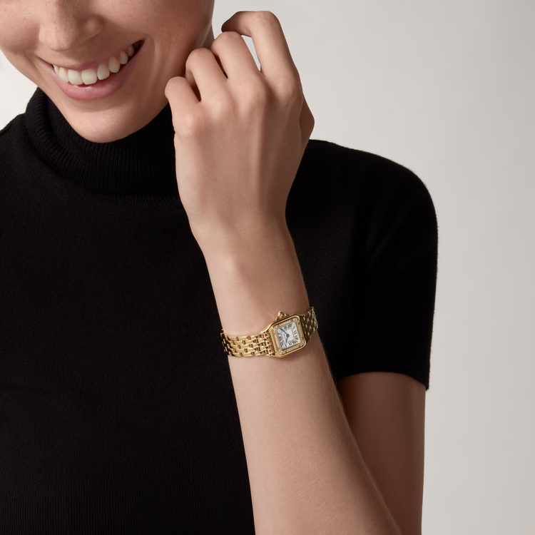 Unworn Panthère Small, 18k Yellow Gold, Diamonds, 22mm x 30mm, photo 6