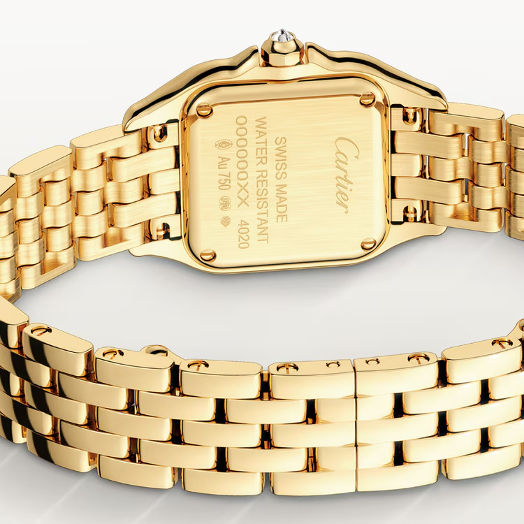 Unworn Panthère Small, 18k Yellow Gold, Diamonds, 22mm x 30mm, photo 4