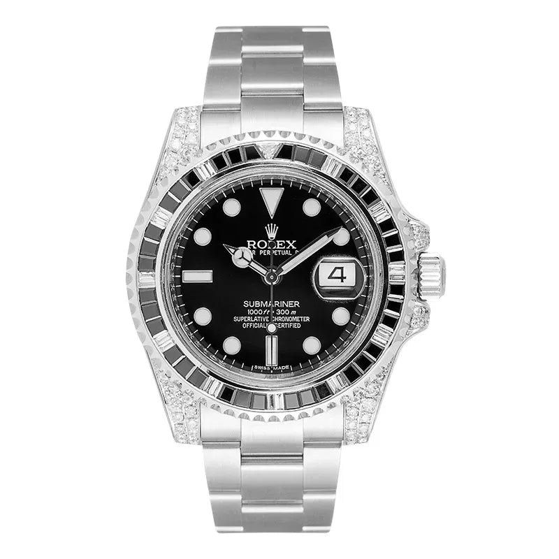 Submariner Date Silver Black Diamond, 40mm, photo 2